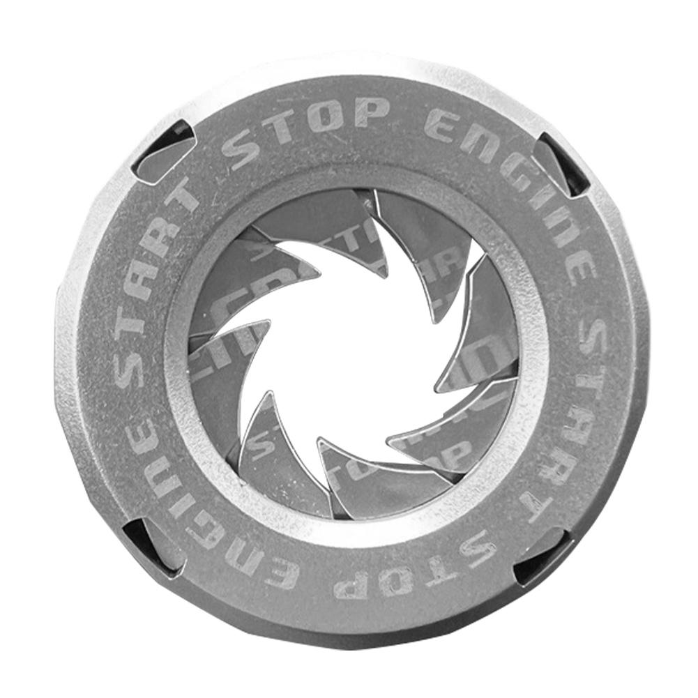 Motorcycle Key Cover Car Interior Sticker Decorative Rotary Push To Start Button Cover Ignition Device Decor for Motorcycle Lock