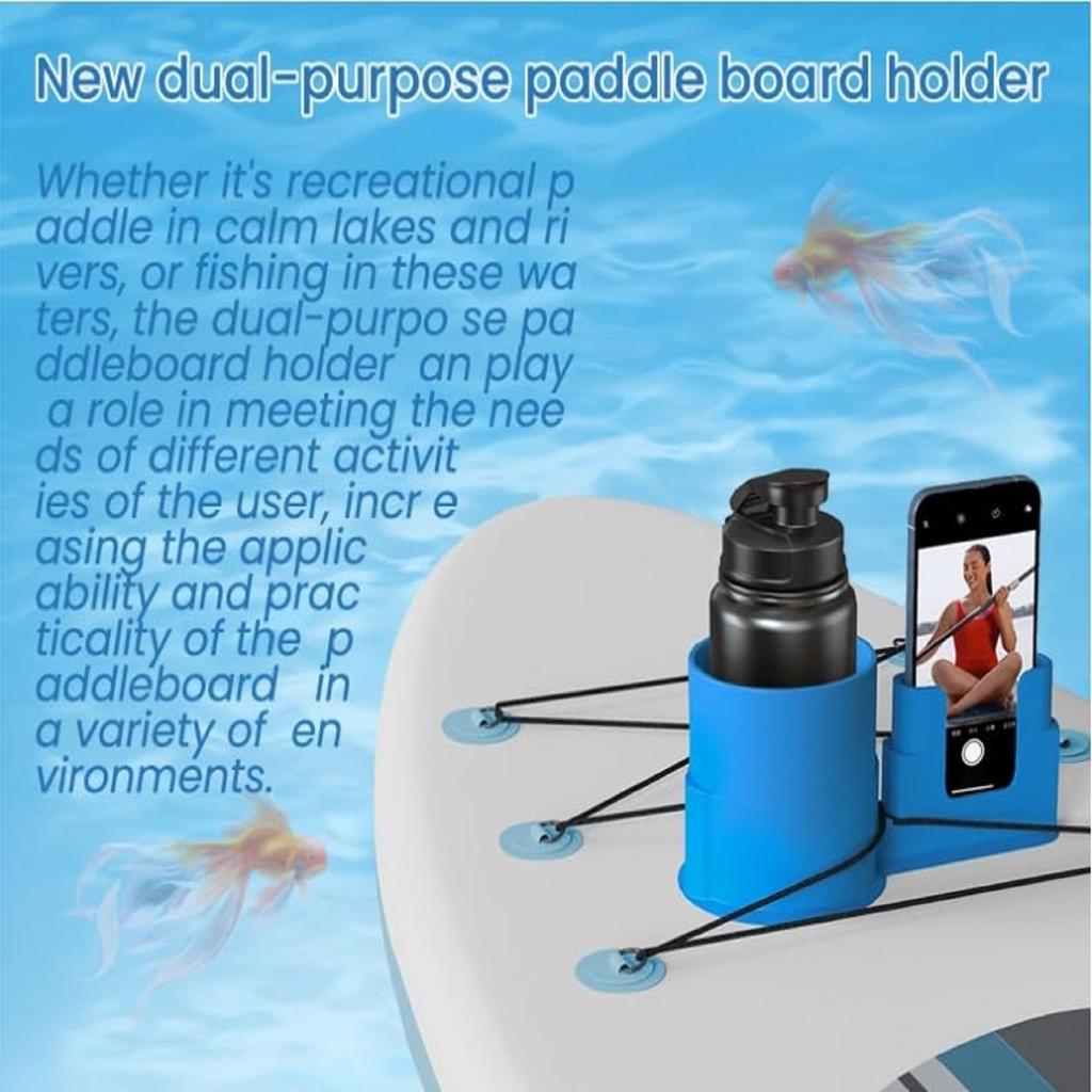 Antis Dumping Paddle Board Inflatable Boats Cup Holder Beverage Holder Kayak Surfboard Phone Holder