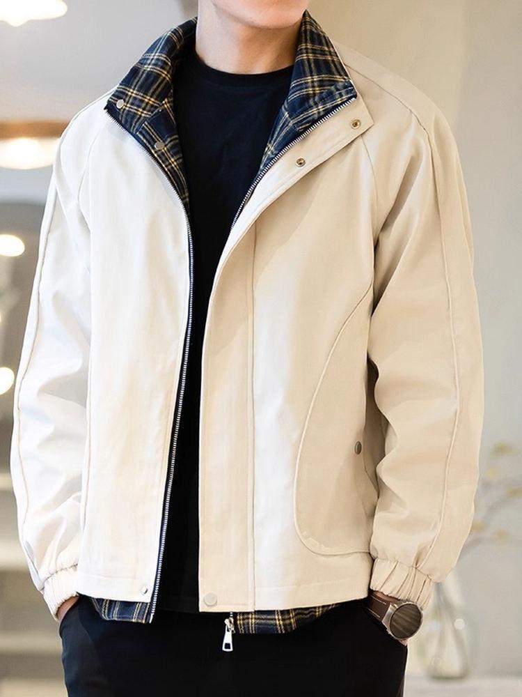 

Американская куртка-тулинг из двух частей с имитацией сращивания, мужская, весенне-осенняя, трендовая, брендовая, свободная, повседневная, универсальная, с лацканами, топ 3XL