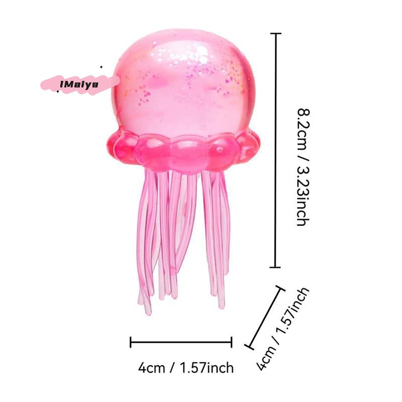M-Jellyfish Design Squeeze Fidget Toys Sensory Slow-rebound Toy Stress & Anxiety Relief For Adults And Kids Birthday Gift