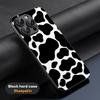 Cow print cteative painting art pattern Phone Case For iPhone 16 15 14 13 12 11 Plus Pro Max Limited Black hard case Sheepskin