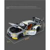 1/24 Scale M4 Alloy Model Car for Kids, Diecast Metal, Racing Car Toy, Sound Light, Boy Gift Collection