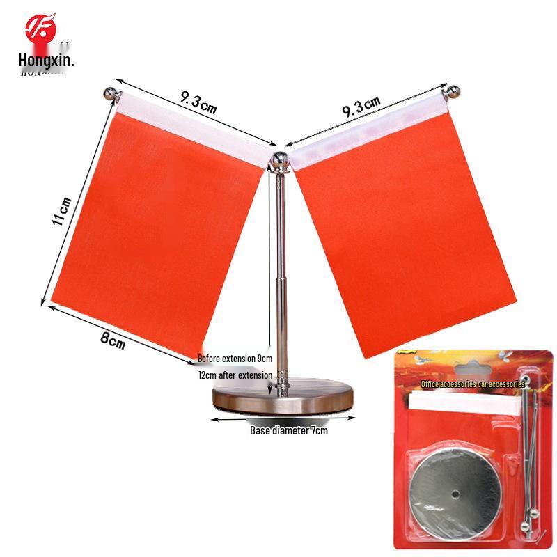 

Выдвижной флагшток из нержавеющей стали для автомобиля с красным национальным флагом