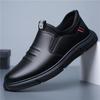 Men's New Casual Leather Shoes Are Comfortable and Breathable, One-pedal Soft-soled Leather Shoes, Men's Business Trendy Shoes