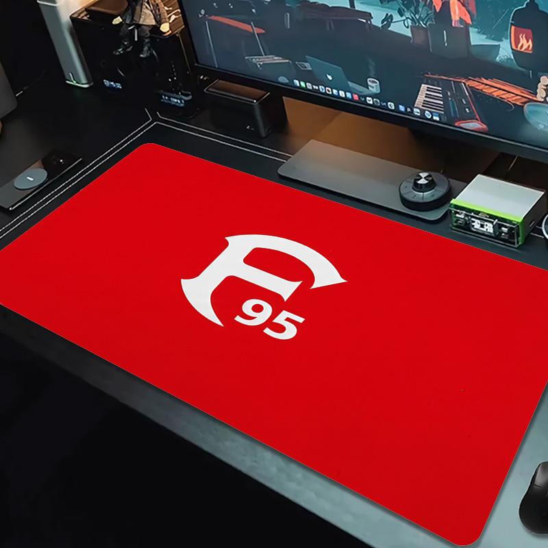 Tappetino per Mouse Colore Fortuna Düsseldorf Grande Cuscino per Tavolo da Gioco Antiscivolo Laptop Tablet Mousepad Grande Tappetino XXL Mini PC Tappetino da Gioco Con bordo bloccato