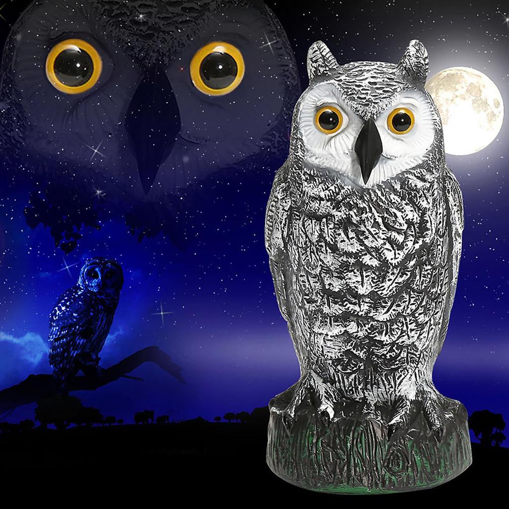 Fake Owl Decoys to Scare Birds Pest Repellent Pigeon Deterrent Owl Decoys for Garden Yard Outdoor Patio
