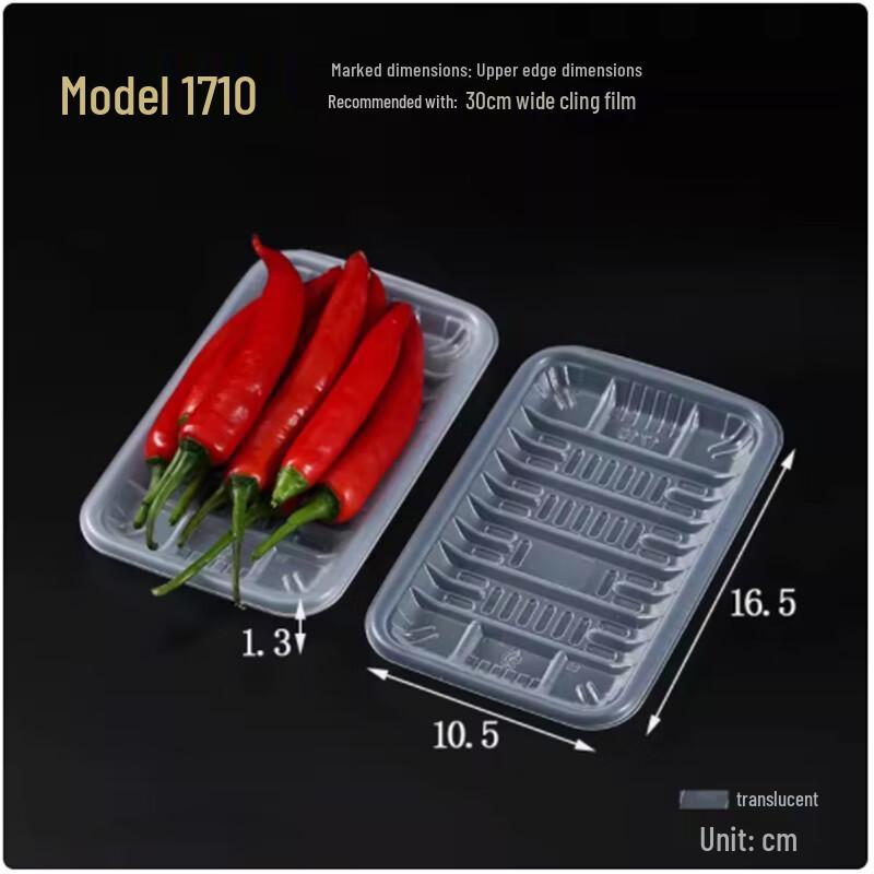 Saint Bailai Disposable Plastic Fresh Food Trays