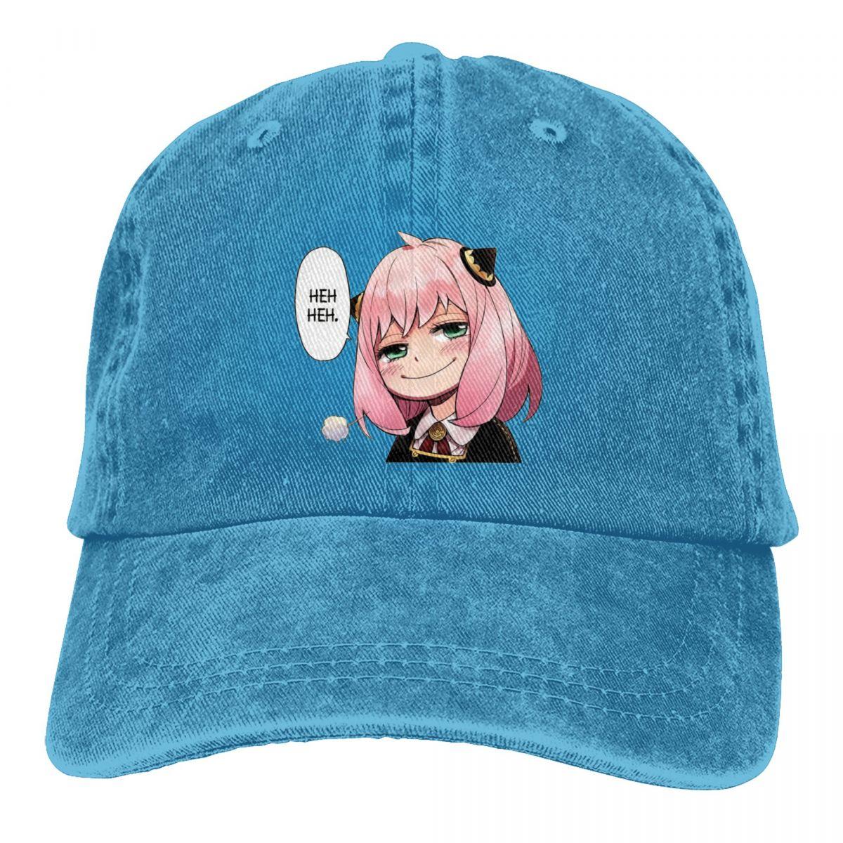 Модная бейсбольная кепка Anya Forger Spy X Family Peeker, стильная унисекс, хлопковая кепка Snapback с потертостями, уличная регулируемая кепка, шляпа One Size