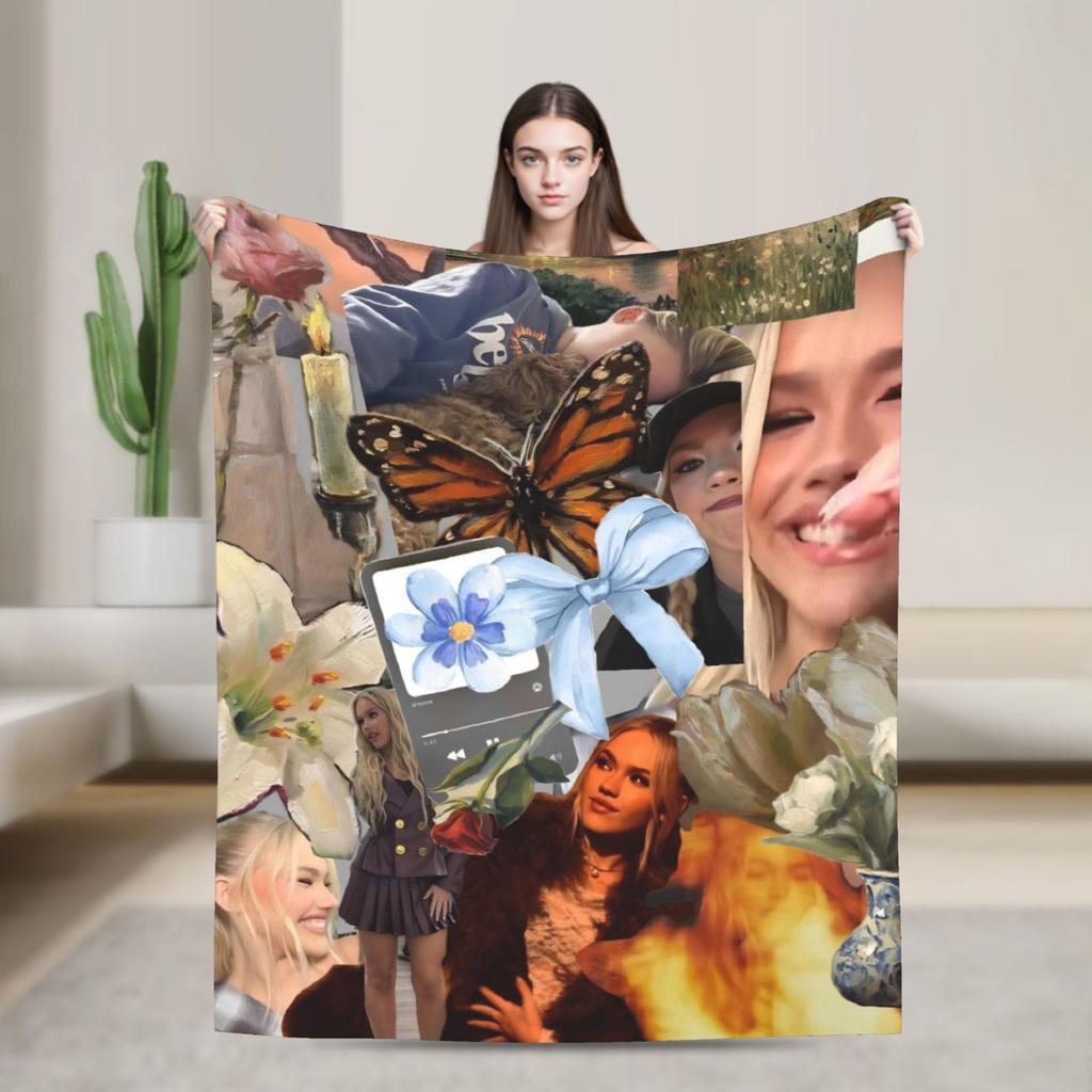 Freya Skye Singer Tour 2026 Blanket Super Soft Warm Throw Blankets for Living Room 50x60 Inches Multiple Sizes Bedspread