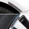 VCEJ1 4Pcs Car Carbon Fiber Wheel Rim Sticker Decal For Mercedes Benz B/C/E/S Class A Class C200L GLC GLE CLA Accessories Car Styling