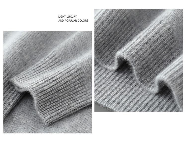 Men's Fair Isle Knit Cashmere Sweater - Round Neck, Retro Jacquard, Soft & Skin-Friendly, Thickened Design, Trendy Style