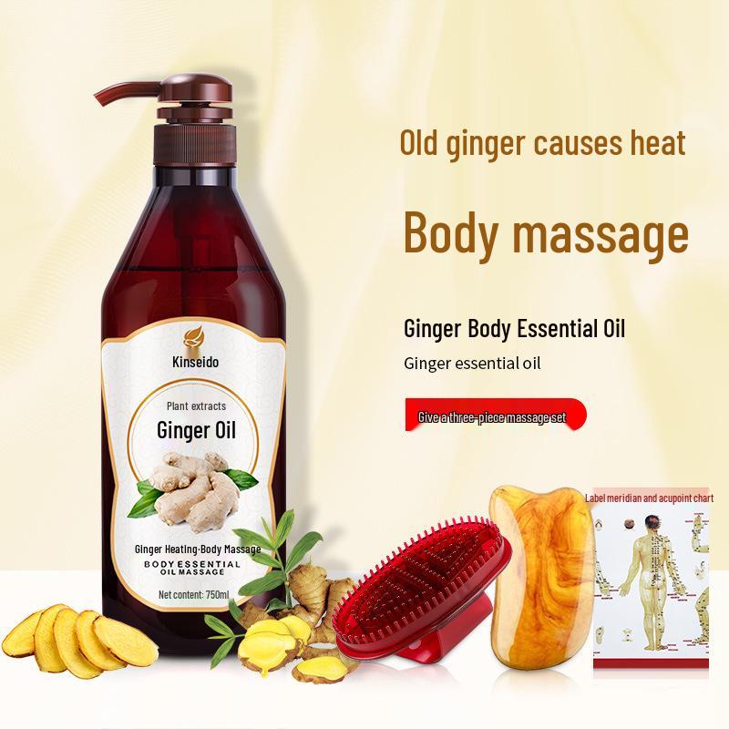 Rožių ir alyvuogių masažinis eterinis aliejus - 750 ml Naudojimui meridianų grožio salone, praturtintas senu imbieru