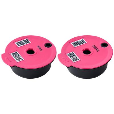 Capsule de café réutilisable, écologique, avec couvercle en silicone intégré, cuillère à maille, filtres à café rechargeables pour machine Bosh-S Tassimoo