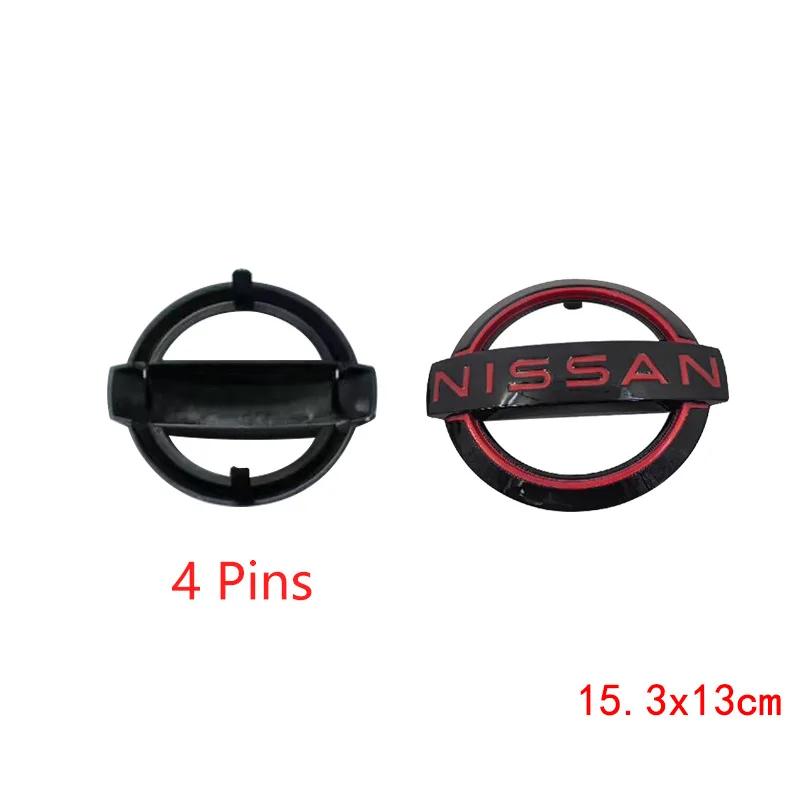 New Emblem for Nissan Logo Car Front Bonnet Rear Tail Trunk Sticker Qashaqai Teana Qashqai X-Trail T32 Juke Murano Juke