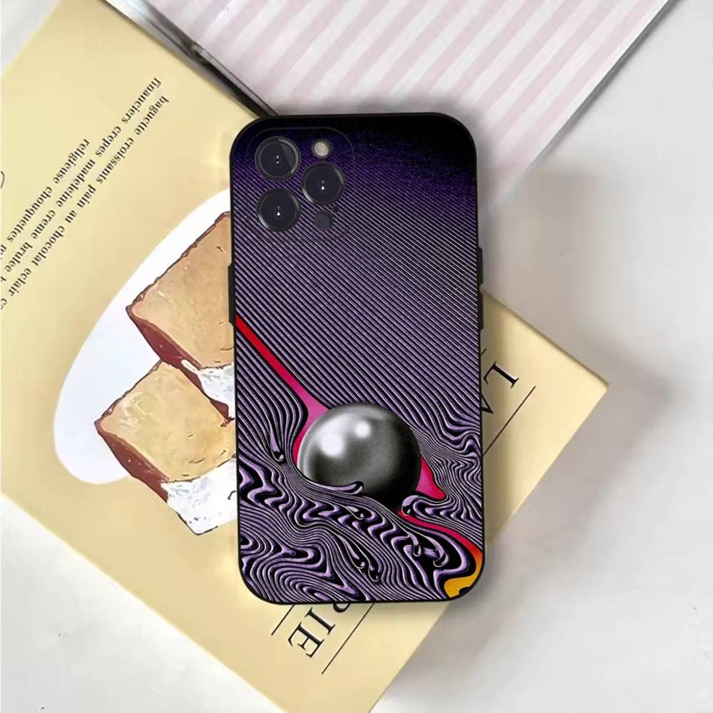

Чехол для телефона T-Tame Impala для iPhone 6,17,16,15,14,13,12,11 Plus,Pro Max,XS,X,XR,SE,Mini,8,7, Мягкий силиконовый черный чехол iPhone17