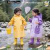 Stormproof One-Piece Raincoat for Children, 2025 Design - Ideal for Boys and Girls Ages 2+ in Kindergarten and Primary School.