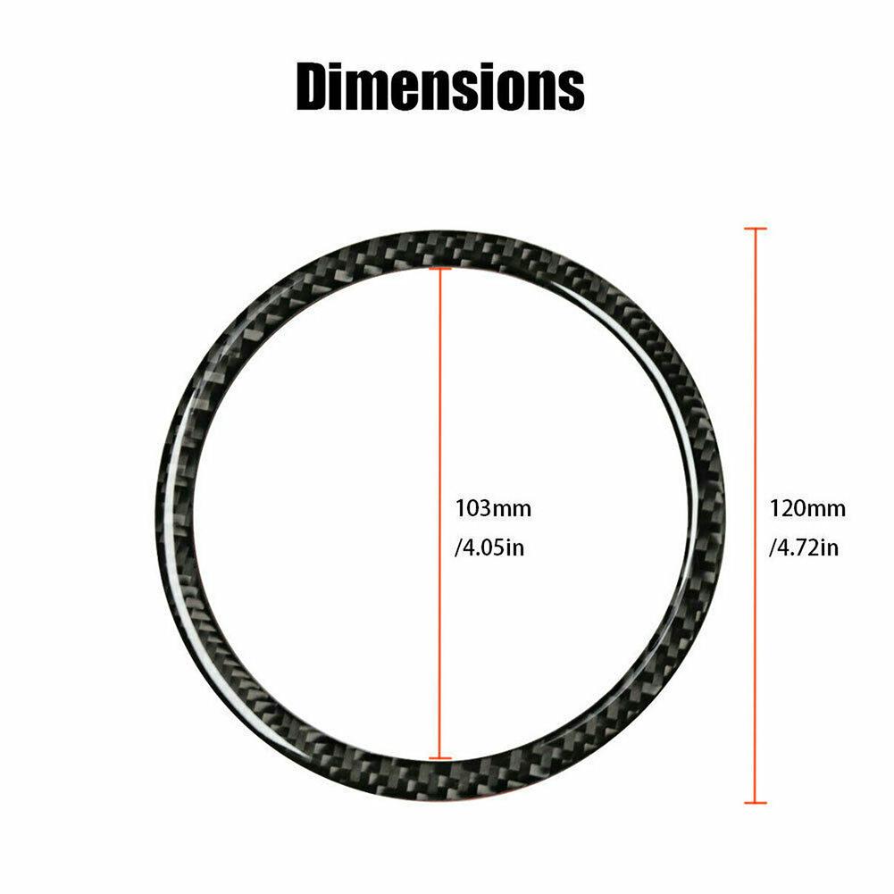Loudspeaker 2pcs Car Accessories Car Door Carbon Fiber
