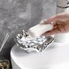 Electroplated Soap Box Cloud Fragrant Soap Box Soap Storage Box for Non Perforated Drainage Bathroom Non Slip Soap Holder and Soap Holder