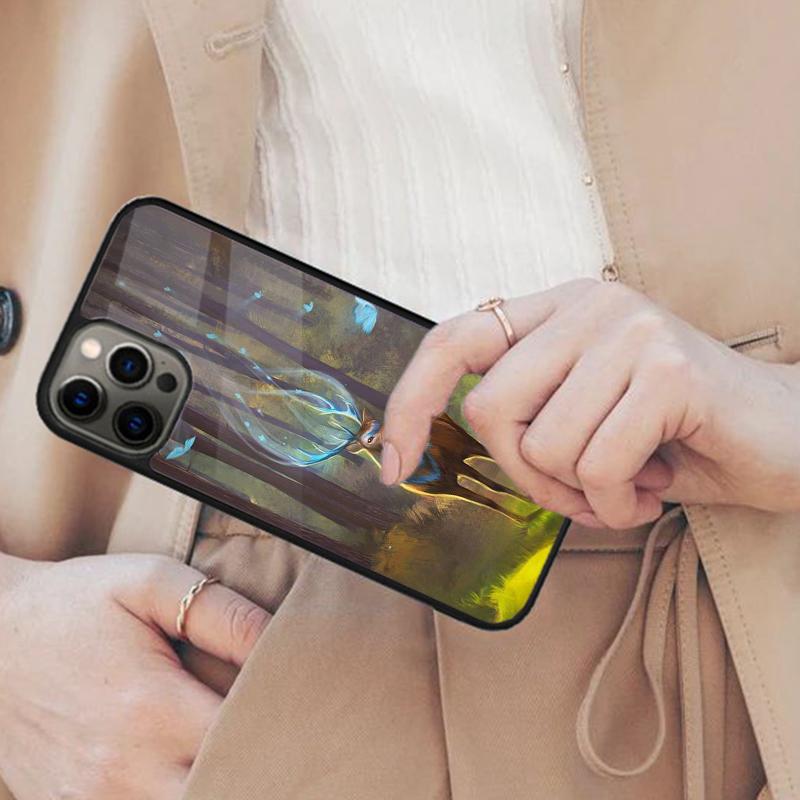 Deer In Tree Forest Magnetic Phone Case For APPLE iPhone 17 Air 16 14 13 12 Pro Max 15 Plus Wireless Charge With MagSafe Cover