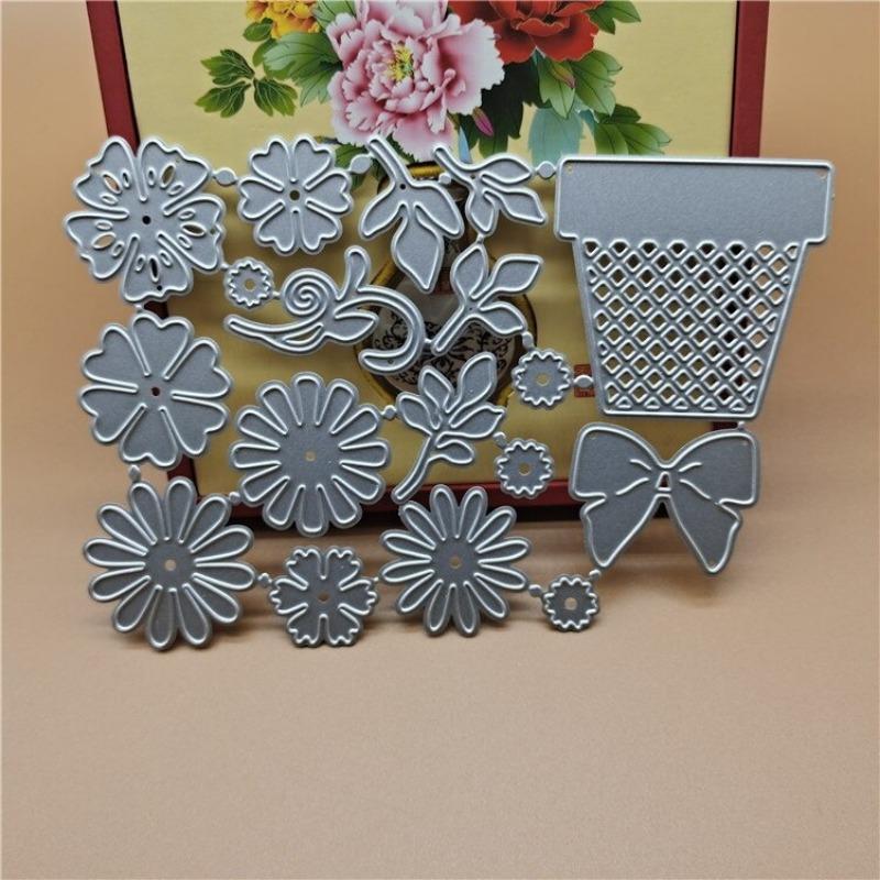 DIY Blumentopf Stanzformen Hand Präge Stanzformen Kohlenstoffstahl Stanzform