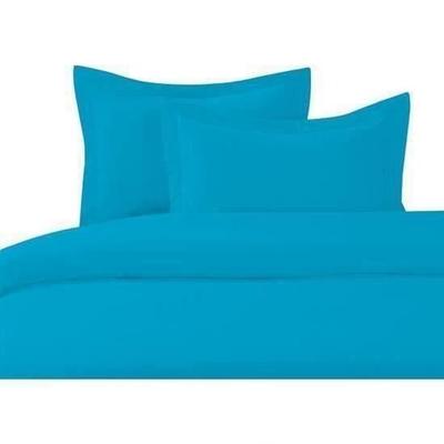 Duvet Cover - TCP - 140x200 Cm - 100% Cotton - Turquoise - High Quality