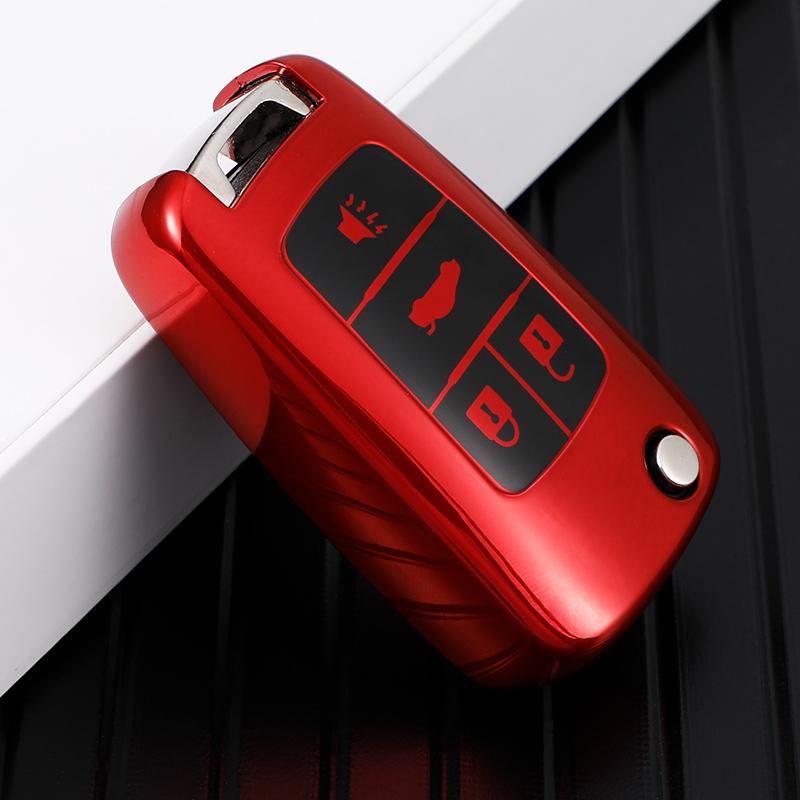 

For Chevrolet Cruze Aveo Trax Sail Malibu Captiva Opel Vauxhall Astra J Corsa Insignia Mokka Tpu Shell Car Flip Key Case Cover