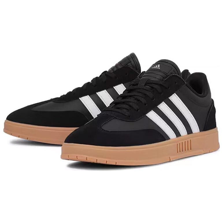 Adidas Gradas Black White Gum Unisex Sneakers Core-Black Cloud-White Silver-Metallic IE9045