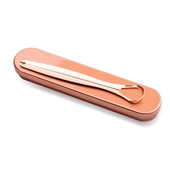 Tongue Brush Excellent Fit Ergonomics Handle 3 Types Stainless Steel Tongue Scraper Metal Cleaner for Home Use