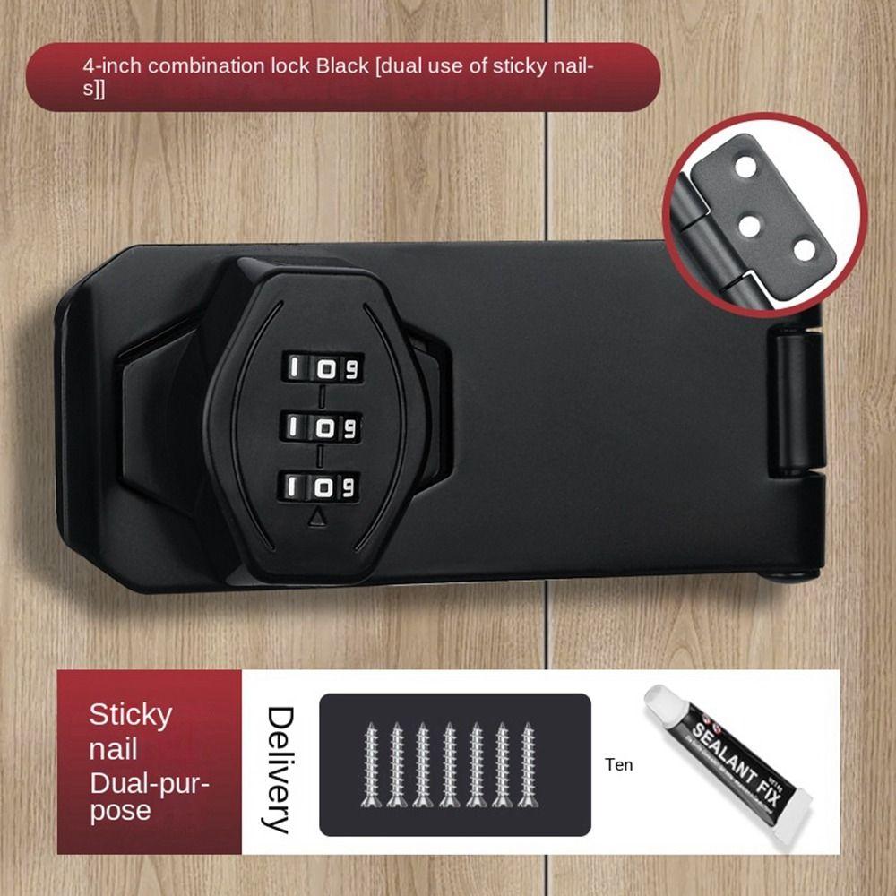 Anti-Theft Cabinet Password Locks Zinc Alloy Window Stoppers New Combination Coded Lock  Door