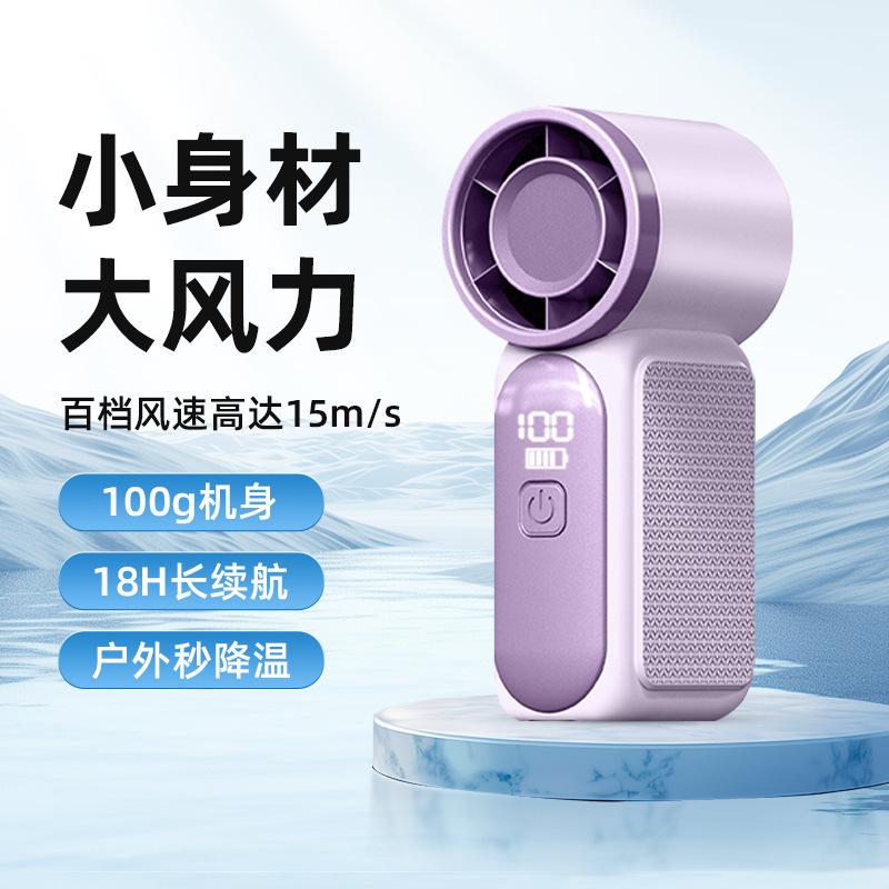 1Pc New High Speed Mini Usb Handheld Fan Long Battery Life Portable Small Fan Home Fan