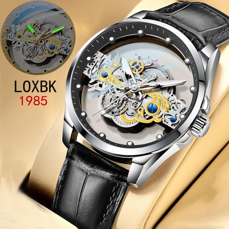 Двусторонние светящиеся мужские водонепроницаемые часы - Автоматические, Высококлассные, Повседневные