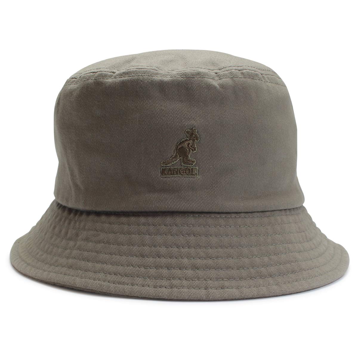 

KANGOL KANGOL Bucket Hat, size M SMOG (51), unisex, plain, branded cotton with logo detail, kg-100169215.