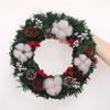 Christmas Wreath Decor - Wreath For Front Door Winter Welcome Sign Welcome Outdoor Gifts Fall Fireplace Snowflake Artificial Garland Wedding Wreath