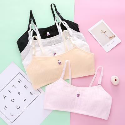 Girls Cotton Underwear Bra Children Underclothes Underwear Teen Training Bra