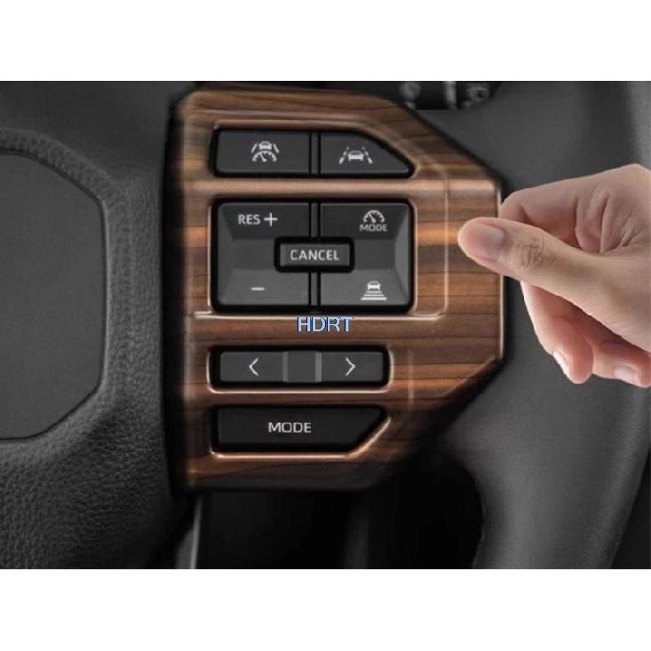 Car Style Gear Shift Lift Switch Panel Air Vent Outlet Cover Peach Wood Interior For Toyota Land Cruiser 250 Prado LC250 2024 +