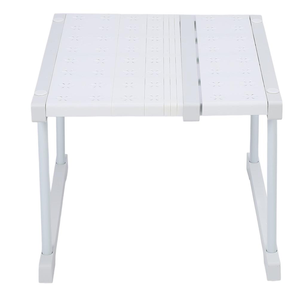 Expandable Closet Shelf Carbon Steel ABS PP Cabinet Organizer Riser Rack 20KG Load Bearing for Wardrobes Kitchens, and Bathrooms