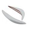 2Pcs Auto Car Front Rear Bumper Corner Guard Cover Strip Anti-Scratch Protector