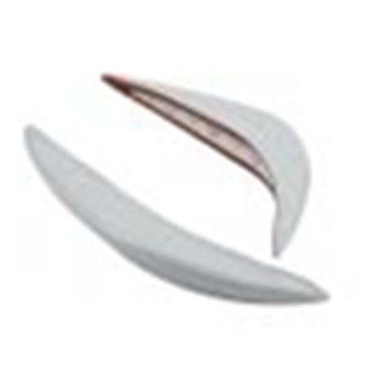 2Pcs Auto Car Front Rear Bumper Corner Guard Cover Strip Anti-Scratch Protector