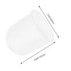 2 porta scopino per WC in plastica, dimensioni compatte, organizer per strumenti di pulizia del bagno, design elegante