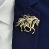 Traditional Zodiac Animal Badge Vintage Brooch Pins New Lapel Pin  Women Men