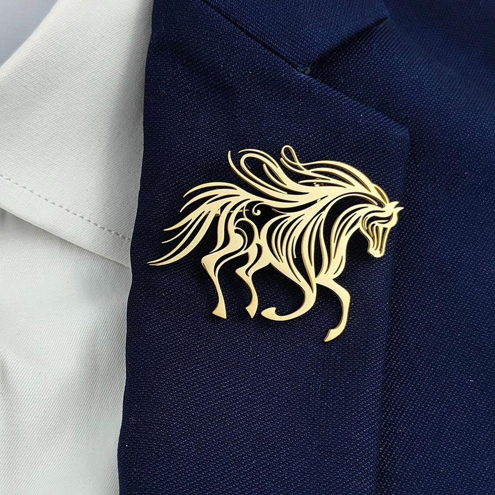 Traditional Zodiac Animal Badge Vintage Brooch Pins New Lapel Pin  Women Men