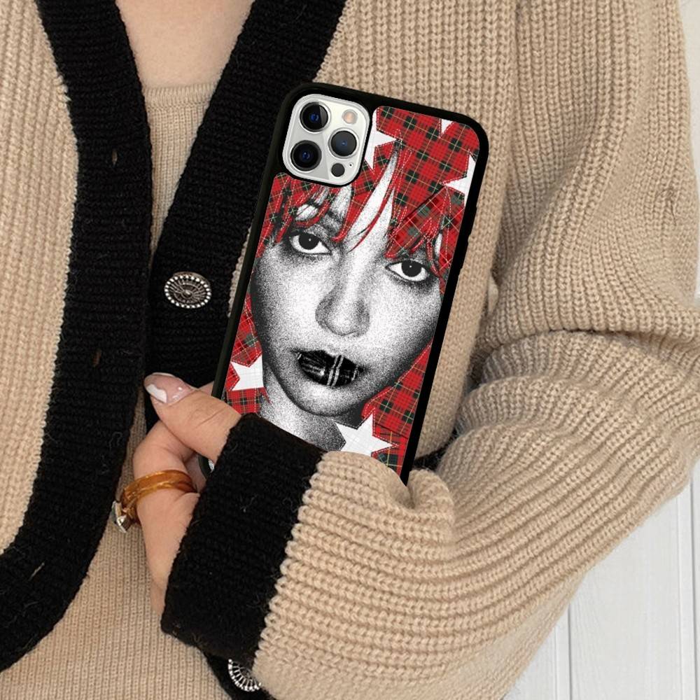 Singer Pinkpantheress Phone Case Wireless Charging PC+TPU For IPhone 11 12 13 14 15 16 17 Pro Max Plus Case
