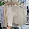 Women's Clothing, Summer New Sweet and Lazy Lace Straps Knitted Cardigan Women's Short Long-sleeved Top