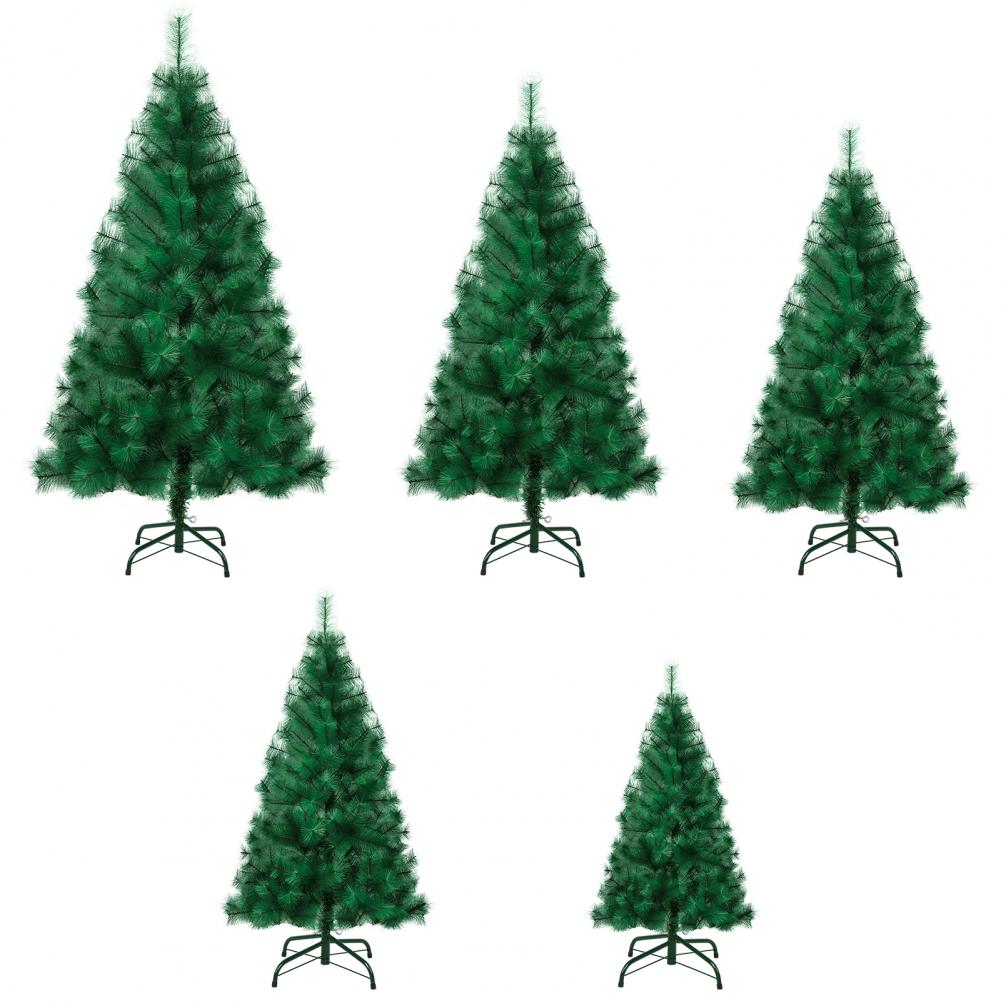 4/5/6/7/8FT Artificial Christmas Tree, Imitation Pine Needle Christmas Tree, Simulated Pine Needle Xmas Tree, Winter Party Decor