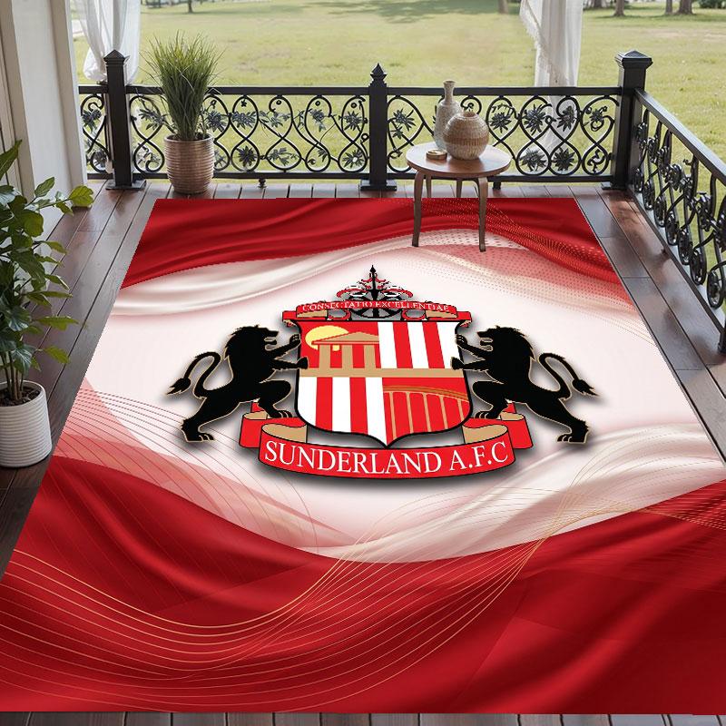 Soft Floor Carpet Sunderland Pattern Area Rug Decorative Mat For Home Room Decoration