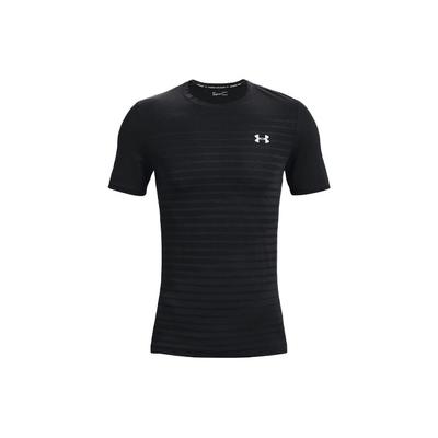 Striped Training Short Sleeve T-Shirt Men Tops Black 1361133-001