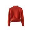 Women's Velvet High-Neck Sweater - Thickened Warm Knit Base Layer for Autumn/Winter 2025