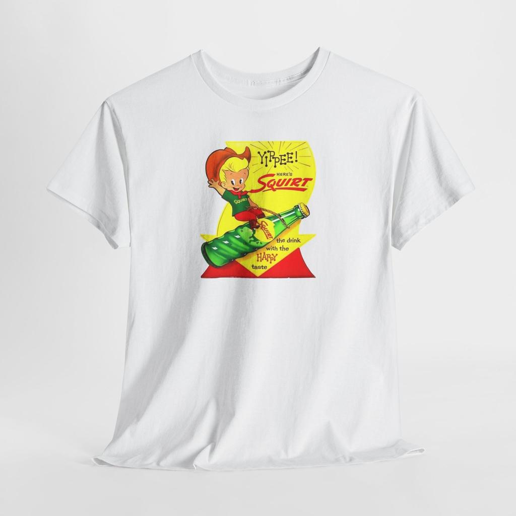 Squirt Soda Pop Soft Drink Vintage Advertising Gildan Unisex Heavy Cotton Tee