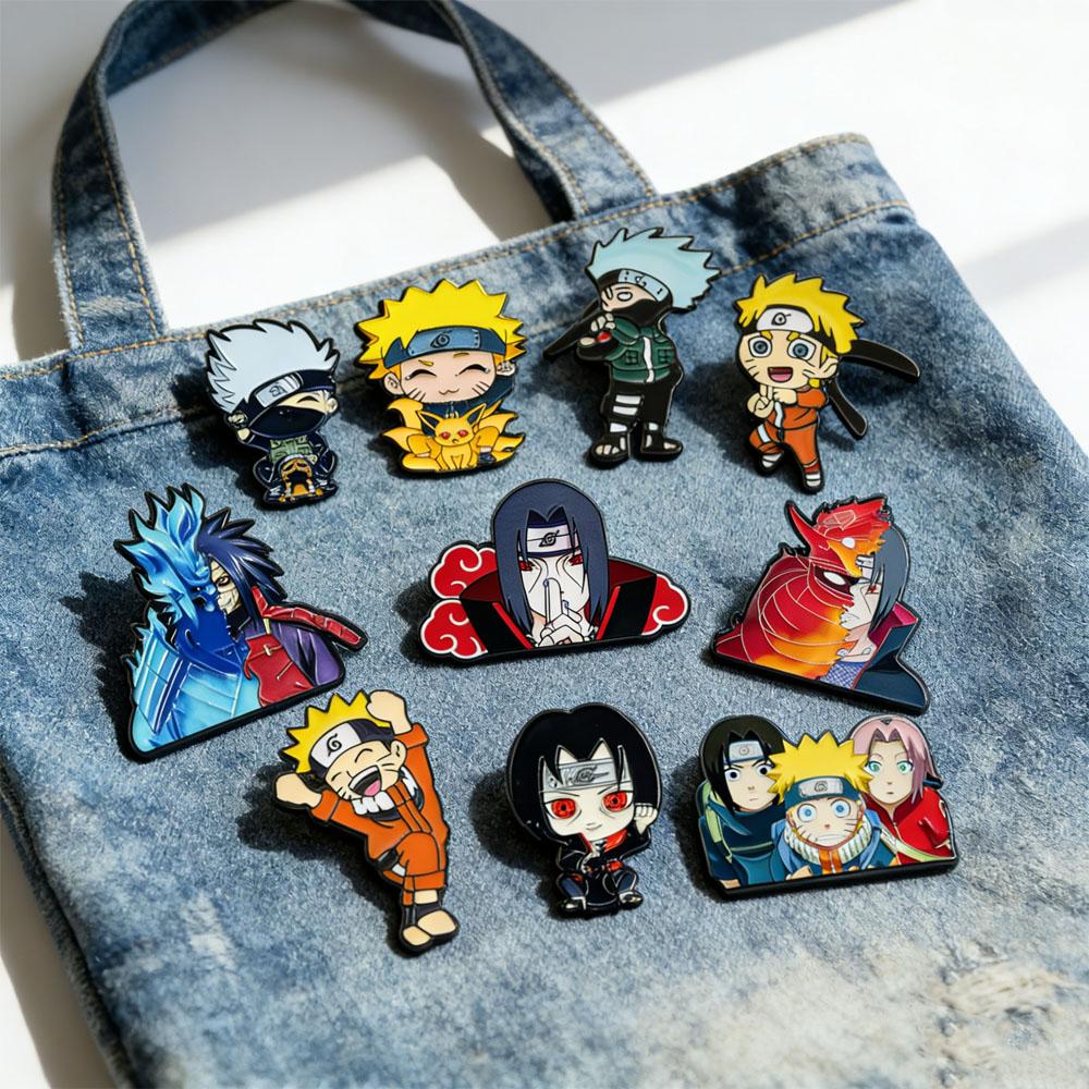 Anime Brooches for Women Cartoon Enamel Pins Lapel Pins for Backpack Metal Badges Fashion Jewelry Accessories Decoration Gift