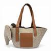 Excellent LOEWE Handbag gray felt Women Used